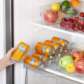 Организаторы прозрачного пластикового холодильника